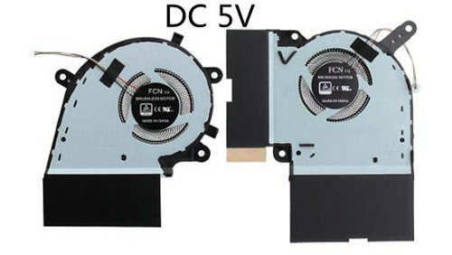 Ventilateur de GPU+CPU 5V pour Asus DFS5K12304363L FLKL DFS5K12115491L FLKM