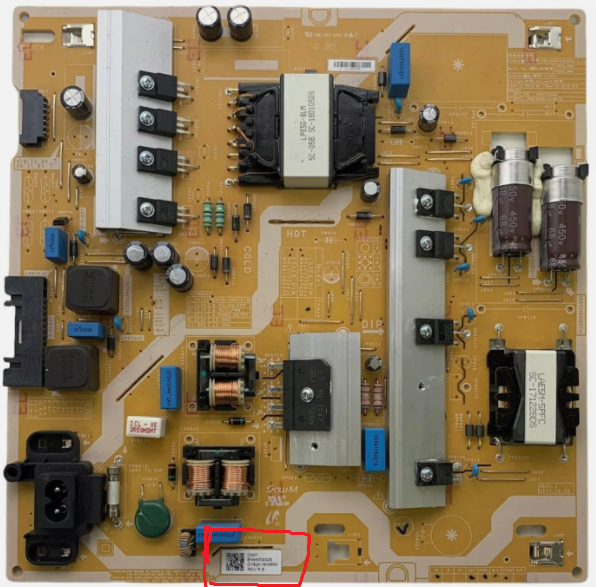 Samsung ue55nu7100kxxu ue55nu7100uxce ue55nu7100uxmi carte d'alimentation bn44-00932b l55e6_nsm