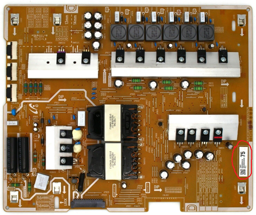 Samsung GQ75Q7FNGTcarte d'alimentation BN44-00941A L75E7NQ_NHS