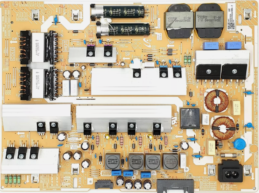 Samsung qn82q60tafxza qn82q6dtafxza carte d'alimentation bn44-01065a l82e8n_ths