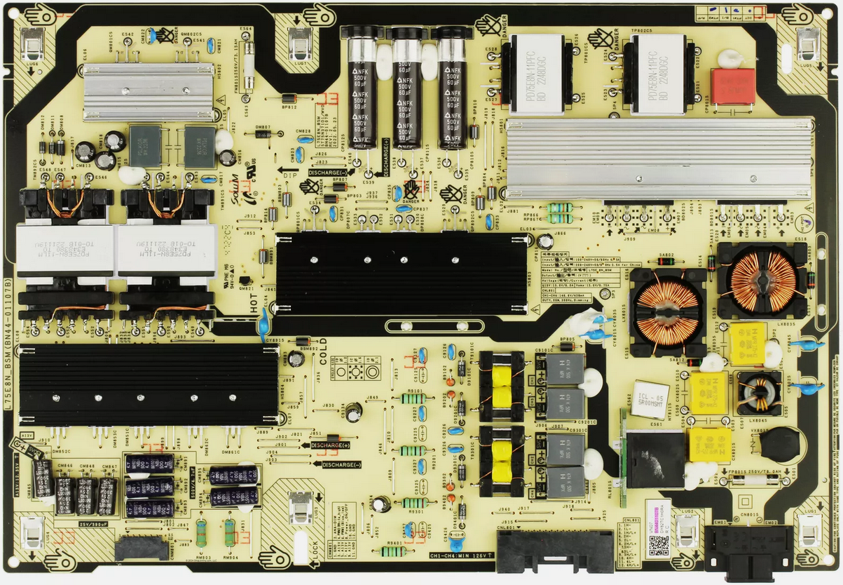 Samsung qn75q70caf qn75q70cafzxa carte d'alimentation BN44-01107B L75E8N_BSM