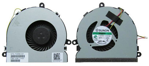 Ventilateur de CPU pour Dell Inspiron 17 3737