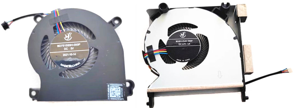 Ventilateur de CPU+GPU pour HP Elite Mini 800 G9 DM L90295-001 BD7515S5H-000P