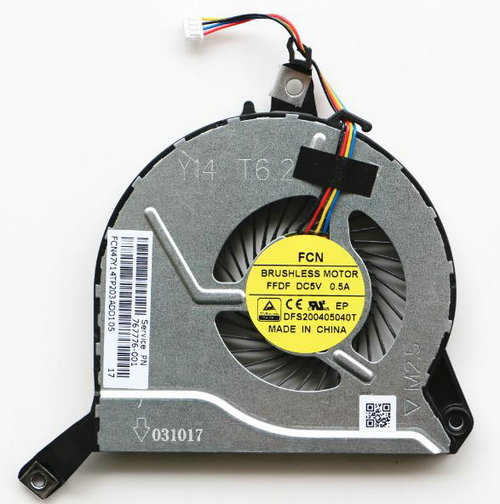 Ventilateur de CPU pour HP Pavilion 17-f165nf 17-f166nf 17-f178nf 17-f260nf - Cliquez sur l'image pour la fermer