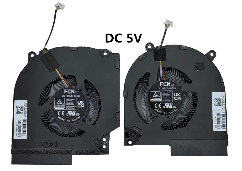 Ventilateur de CPU+GPU 5V pour HP Victus 16-r TPN-C169