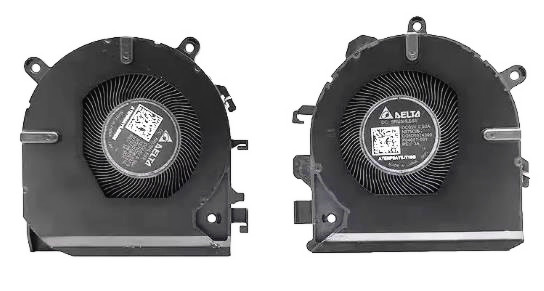 Ventilateur de CPU+GPU pour HP N72799-001 P04001-001