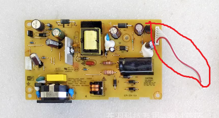 Dell E2016 Carte d'alimentation ILPI-354 La longue ligne