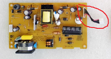 Dell E2016 Carte d'alimentation ILPI-354 Ligne courte