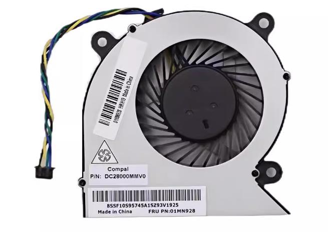 Ventilateur de CPU pour Lenovo Ideacentre Aio 520C-24ikb 01MN928 DC28000MMVO