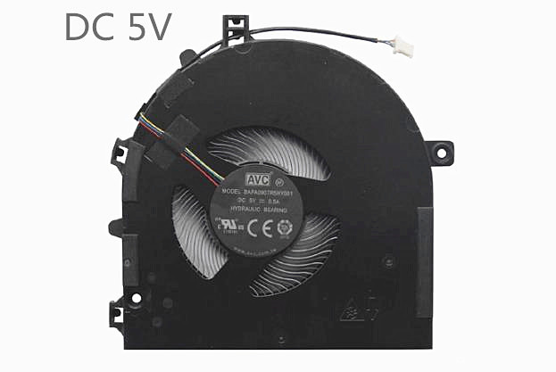 Ventilateur de CPU 5V pour Lenovo Ideapad 5 Pro 14ITL6 14IAP7 14ARH7 5F10S13958