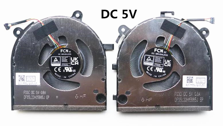 Ventilateur de CPU+GPU pour Lenovo Ideapad Pro 5 16AHP9 16IMH9 5F10S14132 5F10S14133