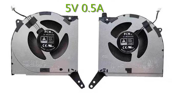 Ventilateur de CPU+GPU 5V 2022 pour Lenovo Legion 5 15arh7h