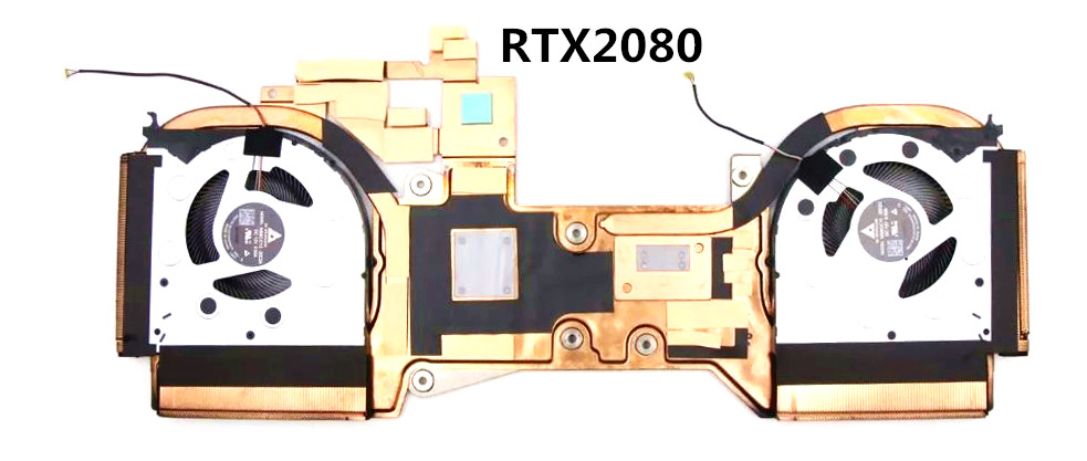 Ventilateur+radiateur RTX2080 pour Lenovo Legion 7-15imh05 7-15imhg05 C7-15imh05 5H40S20077 AT2VH004DC0