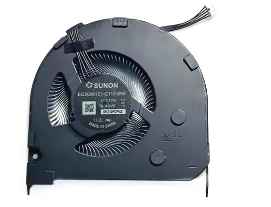 Ventilateur de CPU 12V pour Lenovo Thinkpad P15v T15p Gen 2 EG50061S1-C110-S9A