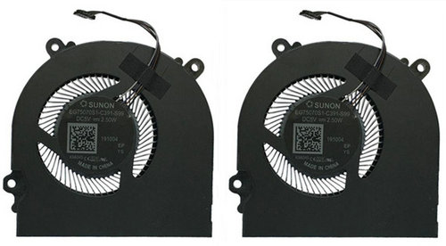 Ventilateur de CPU+GPU 5V pour Mechrevo EG75070S1-C391-S99 THER7GK5C6-1431 GK5CP6V