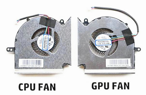 Ventilateur de GPU+CPU pour MSI 8rf-040es 8rf-043nl 8rf-044be 8rf-221de