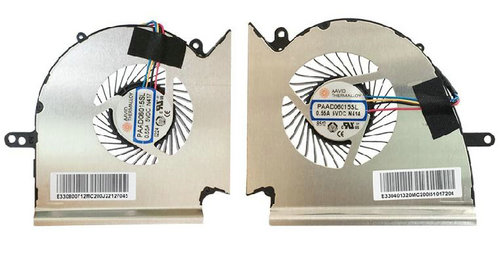 Ventilateur de CPU+GPU pour MSI MS-17E3