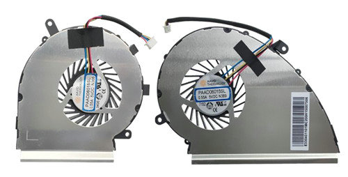 Ventilateur de CPU+GPU 4-broches pour MSI GE72 7RD-036