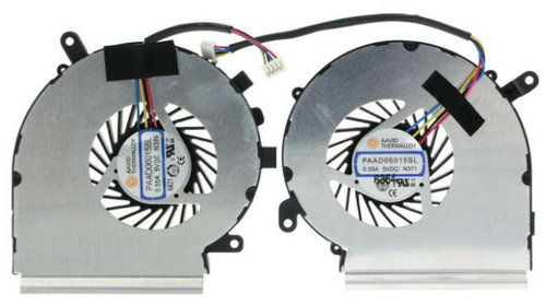 Ventilateur de CPU+GPU 4-broches pour MSI 7RD-288XPT 7RD-835XES