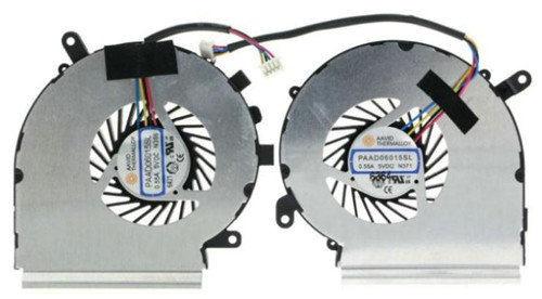 Ventilateur de CPU+GPU 4-broches pour MSI GL62MVR 7RFX-1052XFR