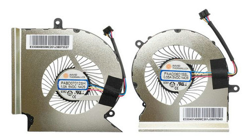 Ventilateur de CPU+GPU pour MSI GE65 Raider 9SF