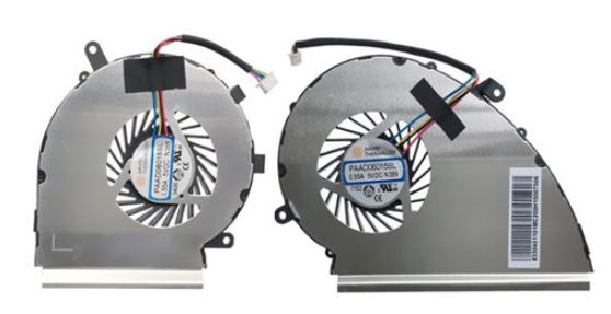 Ventilateur de CPU+GPU 4-broches pour MSI Gl72 7qf-1005xpl 7qf-1006de Gl72 7qf-1019de