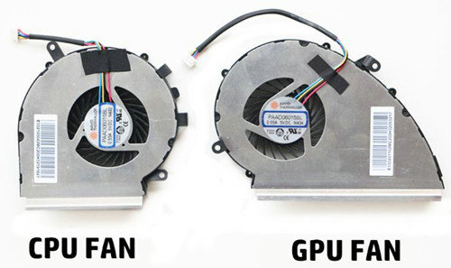 Ventilateur de CPU+GPU 4-broches pour MSI GL72M 7RDX Series