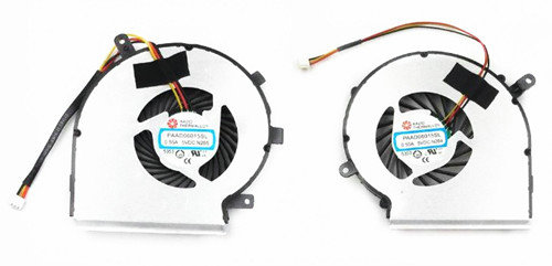 Ventilateur de GPU+CPU 3-broches pour MSI GP72 6QD