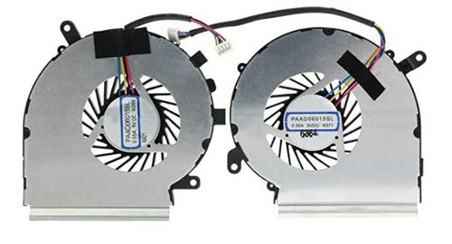 Ventilateur de CPU+GPU 4-broches pour MSI GR62MVR-7RG Apache Pro