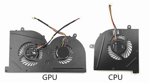 Ventilateur de CPU+GPU pour MSI GS63VR 6RF Stealth Pro