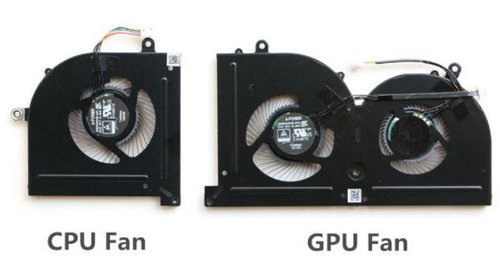 Ventilateur de CPU+GPU pour MSI GS63VR 7RE