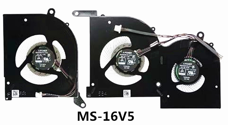 Ventilateur de CPU+GPU pour MSI GS66 12UGS MS-16V5