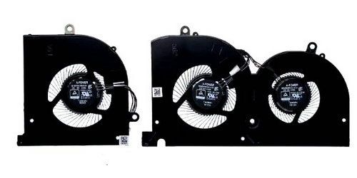 Ventilateur de CPU+GPU pour MSI 17G1-G-CW 17G1-G-CCW 17G1-CPU