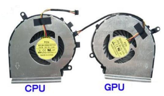 Ventilateur de CPU+GPU pour MSI Gp62 2qd-015fr 2qd-066fr 2qd-225xfr