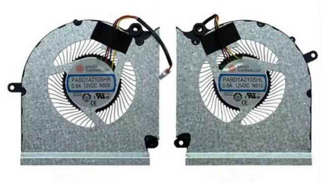 Ventilateur de CPU+GPU pour MSI Raider GE68HX 13VF 13VG 13VH 13VI MS-15M1 MS-15M2