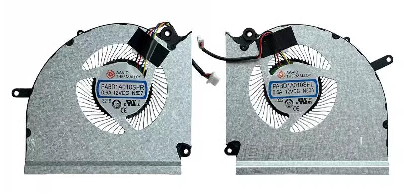 Ventilateur de CPU+GPU pour MSI MS-17S1 MS-17S2 PABD1A010SHR N507 PABD1A010SHR N508