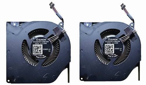 Ventilateur de CPU+GPU 5V pour Mechrevo T90-plus-tb1 EG75070S1-C460-S99