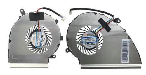 Ventilateur de CPU+GPU 4-broches pour MSI Cx62 7ql 7ql-058