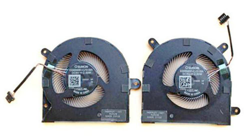 Ventilateur de CPU+GPU pour Schenker Vision 15 Pl5tu1b