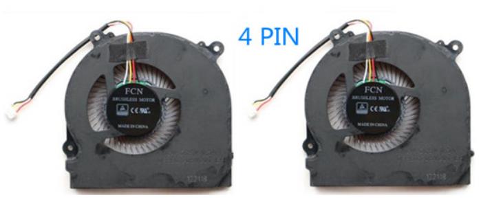 Ventilateur de CPU+GPU 4-broches pour Schenker XMG A517 DFB601205M20T FKLW